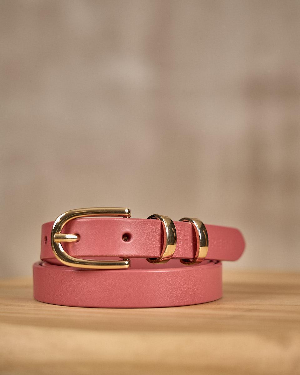 Ceinture fine rose