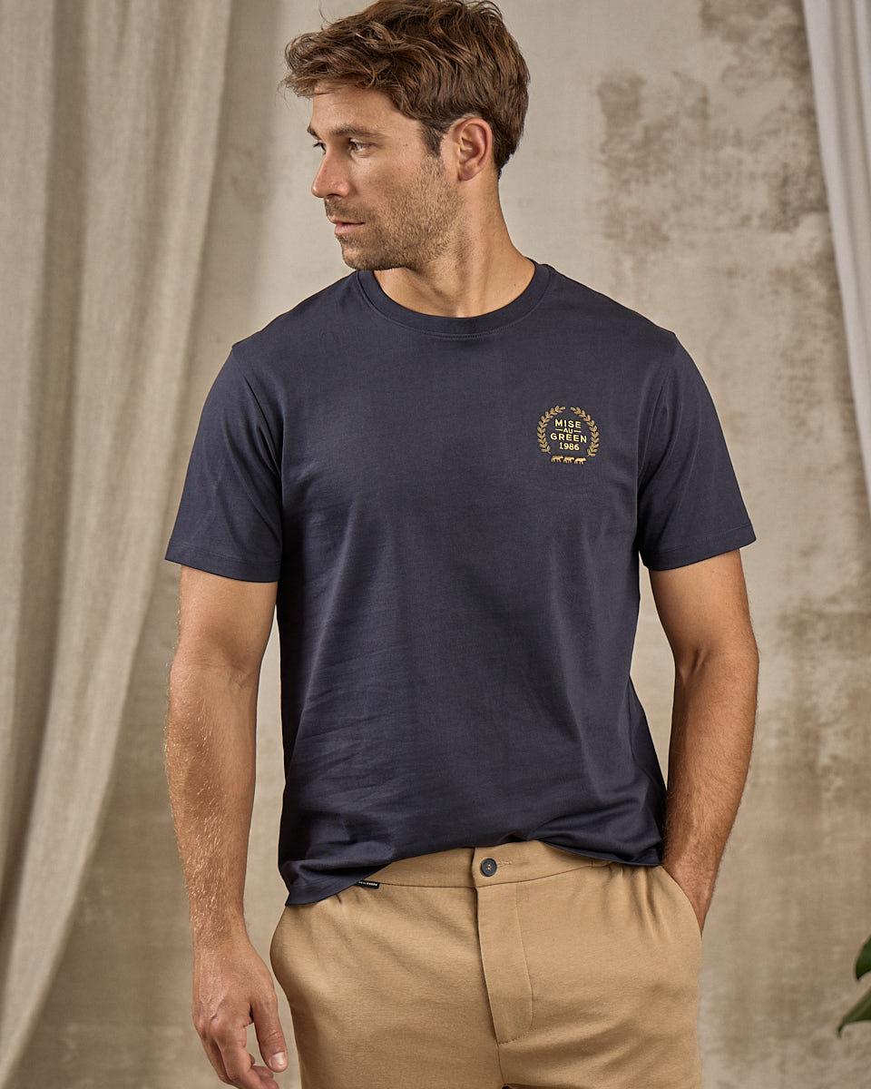 T-shirt Elyias bleu