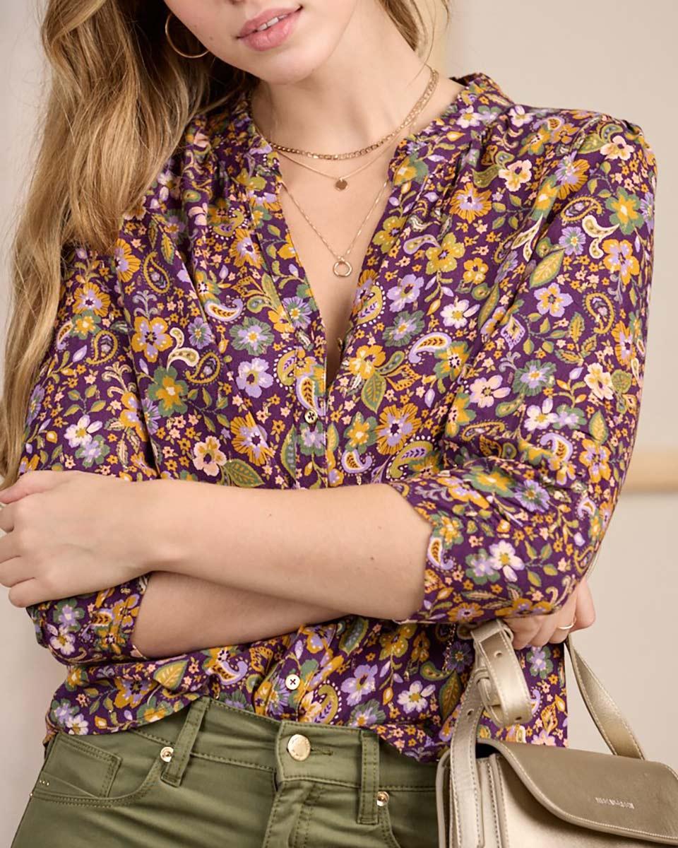 Chemise Chelsy violet