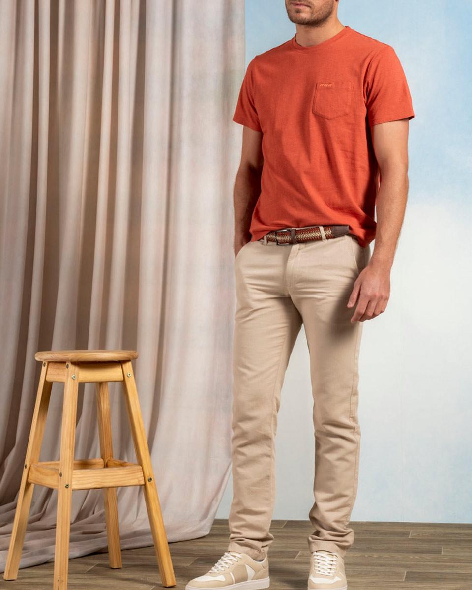 Pantalon chino fluide