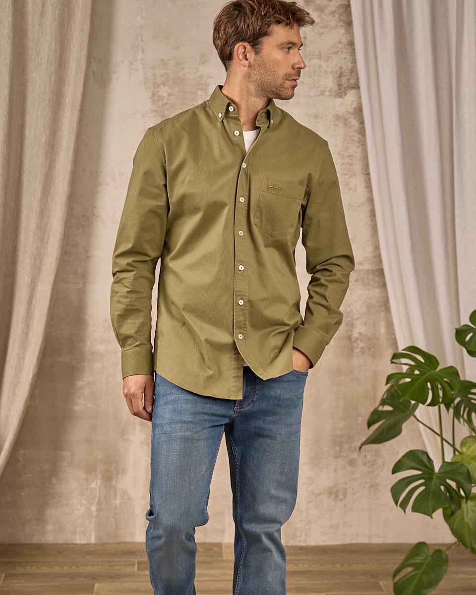 Chemise Dexter vert