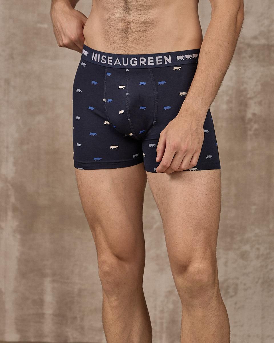 Boxer Adriel bleu