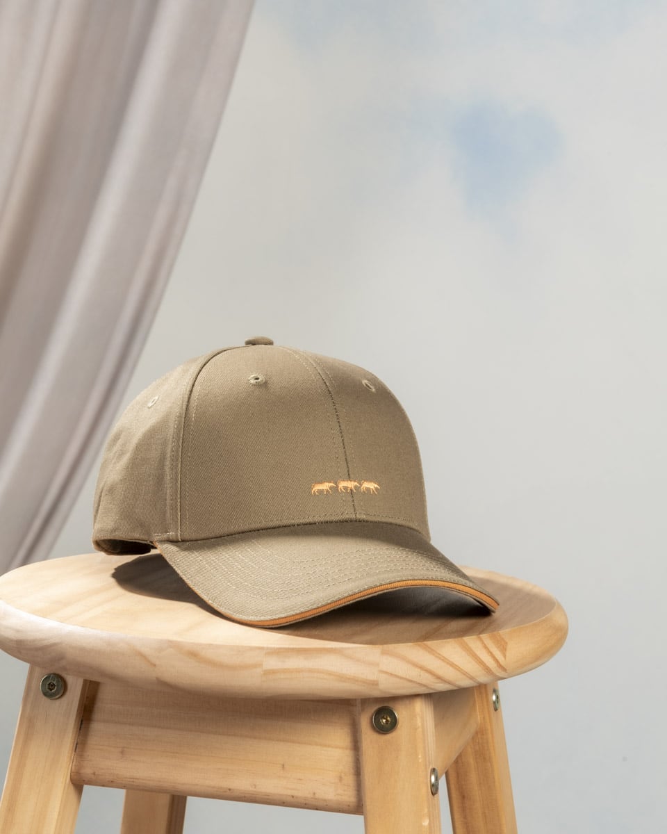 Casquette baseball unie en coton
