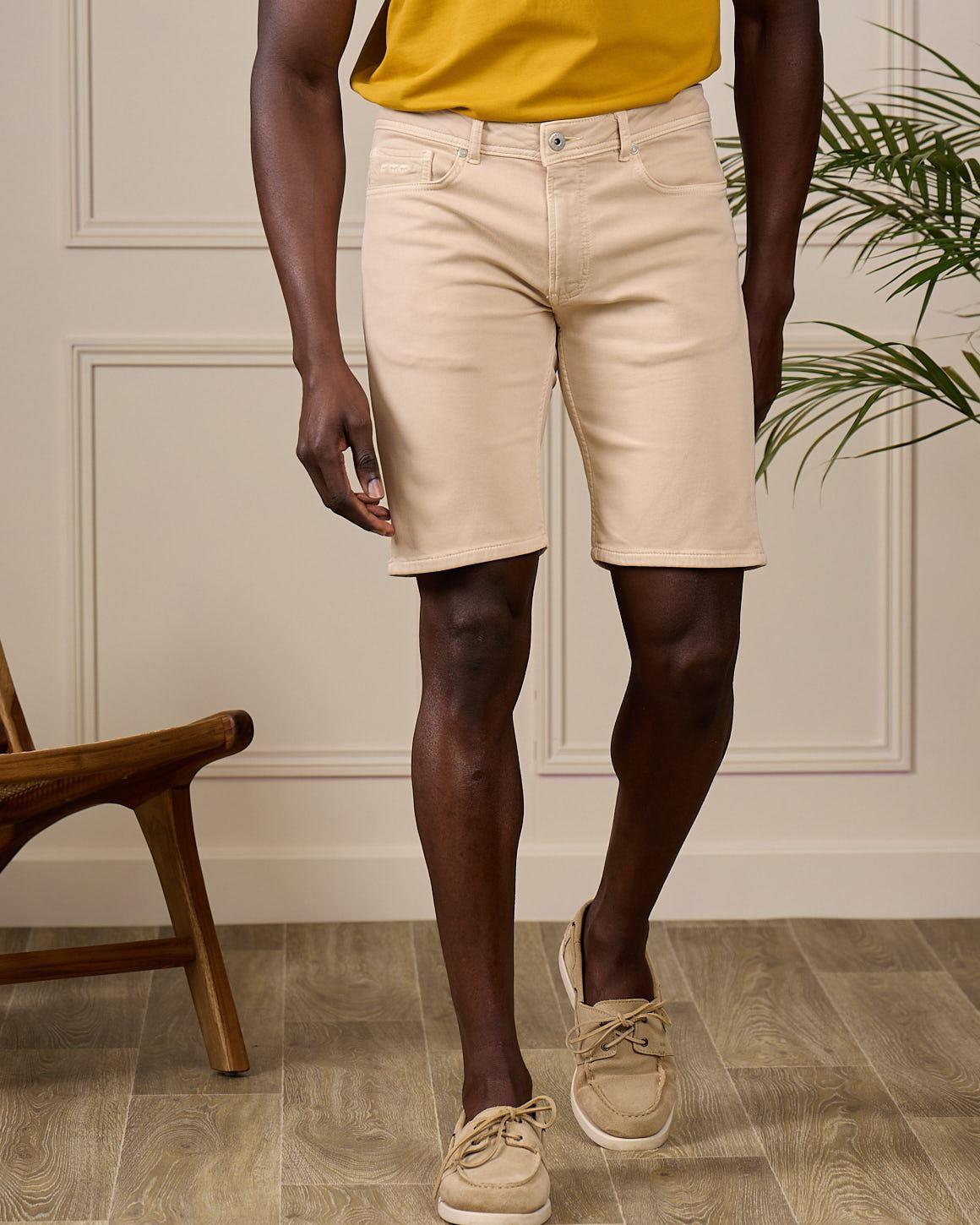 Bermuda denim beige