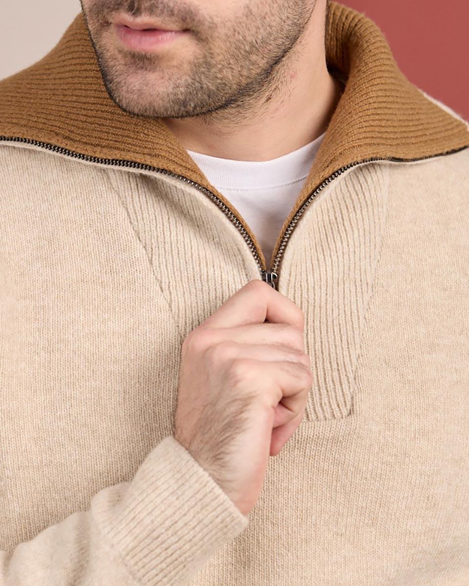 Pull Carter beige