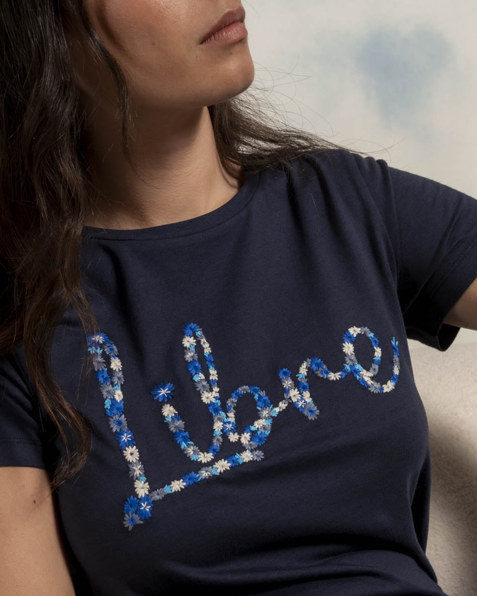 T-shirt broderie