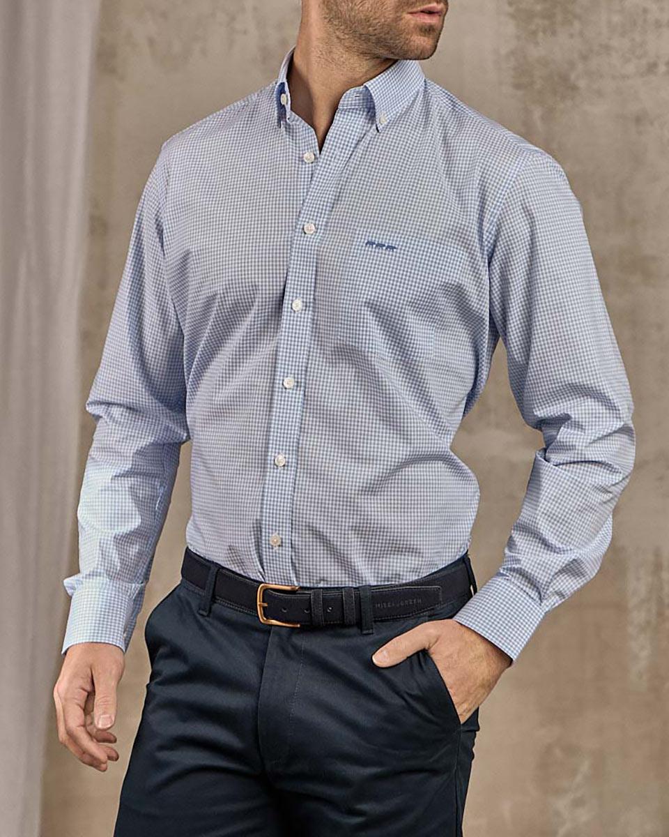 Chemise à carreaux vichy