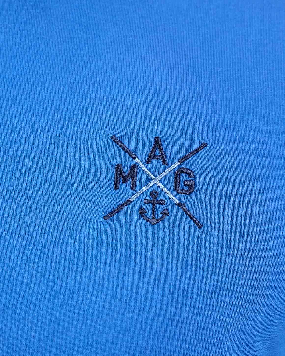 T-shirt brodé 40 ans bleu