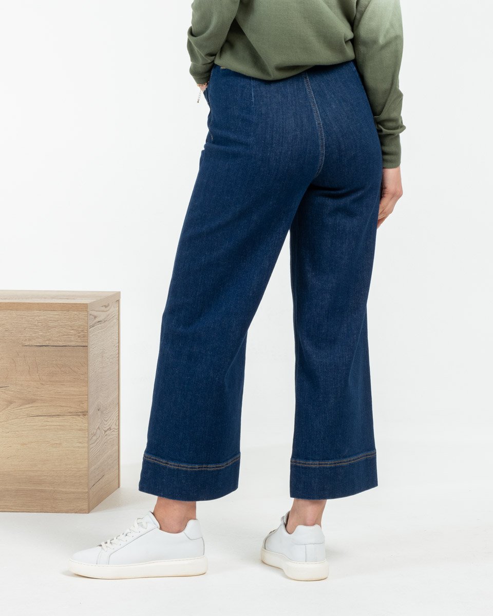 JEAN COUPE LARG bleu