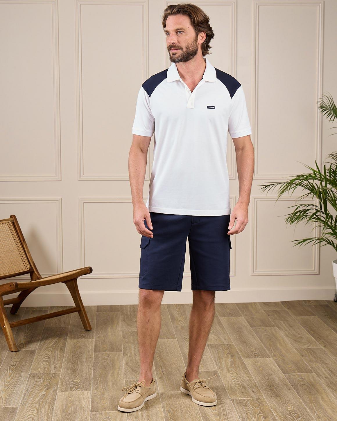 Polo sport Garrie blanc