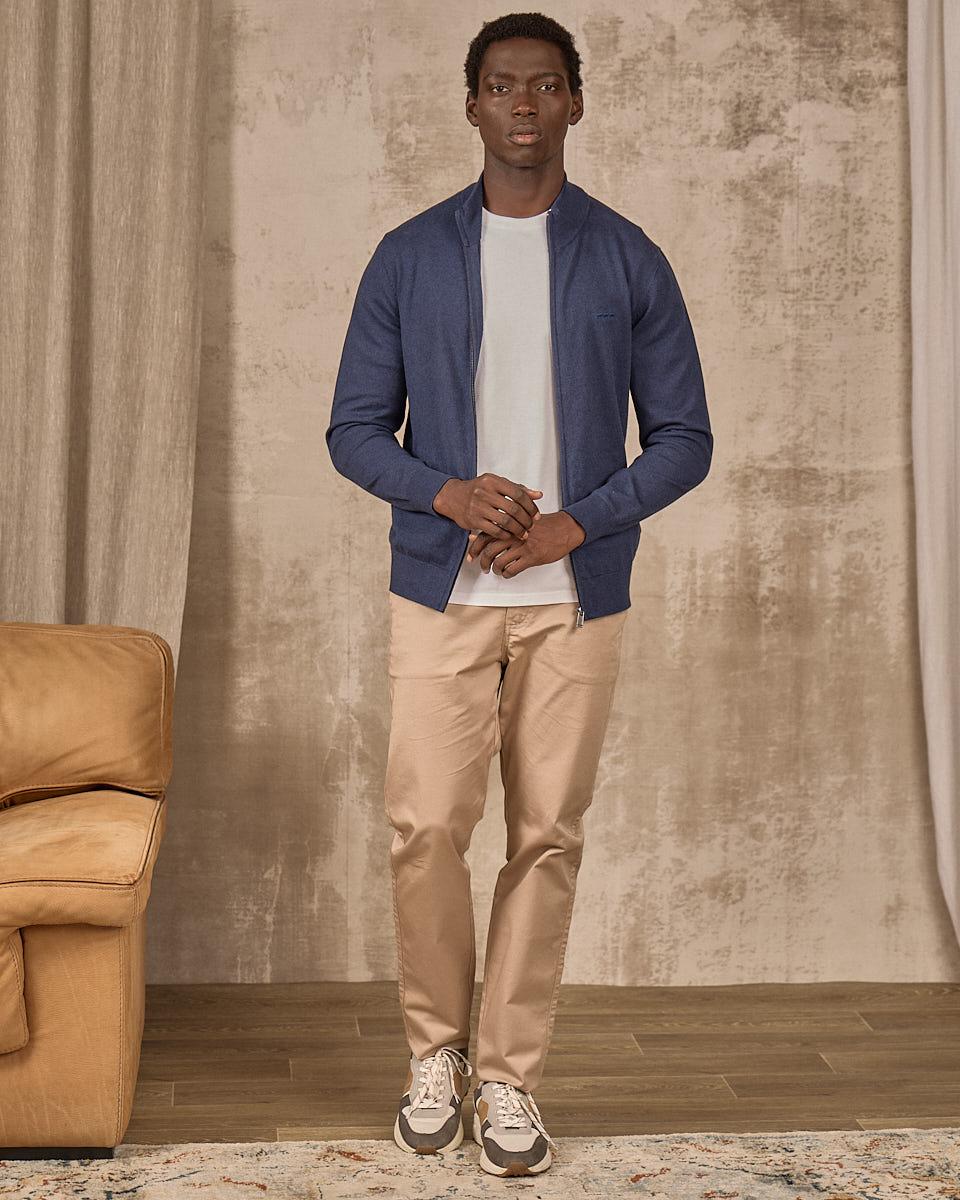 Cardigan Edison bleu