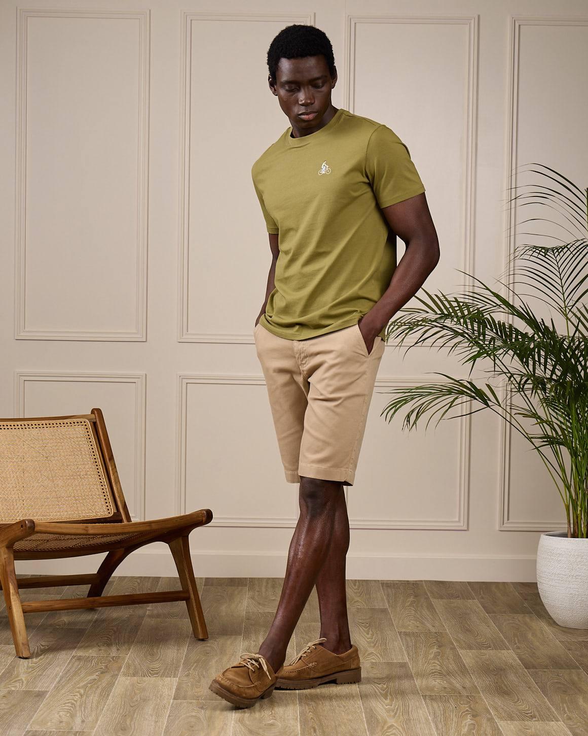 T-shirt brodé 40 ans vert