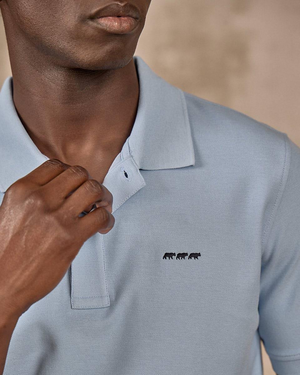 Polo Collin bleu