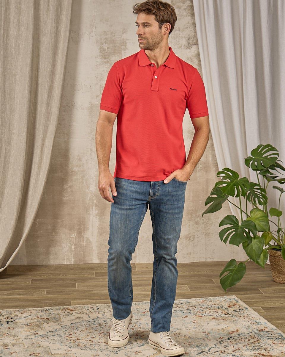 Polo Collin rouge