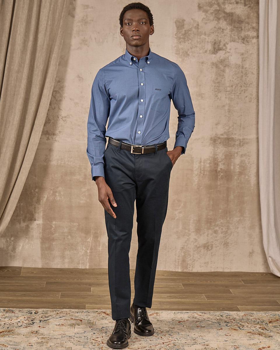 Chemise Elijah bleu