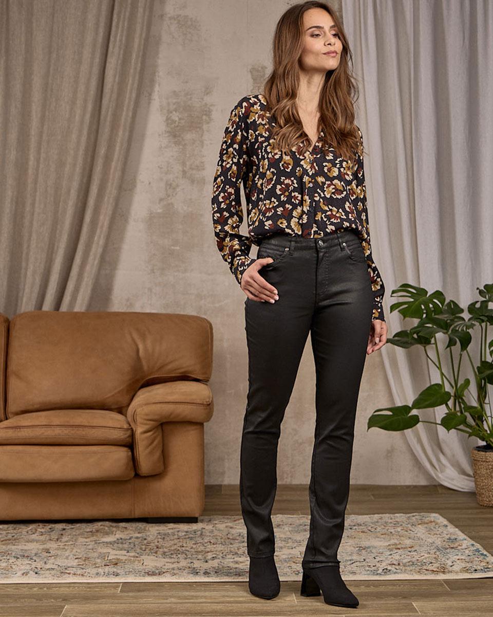 Pantalon enduit