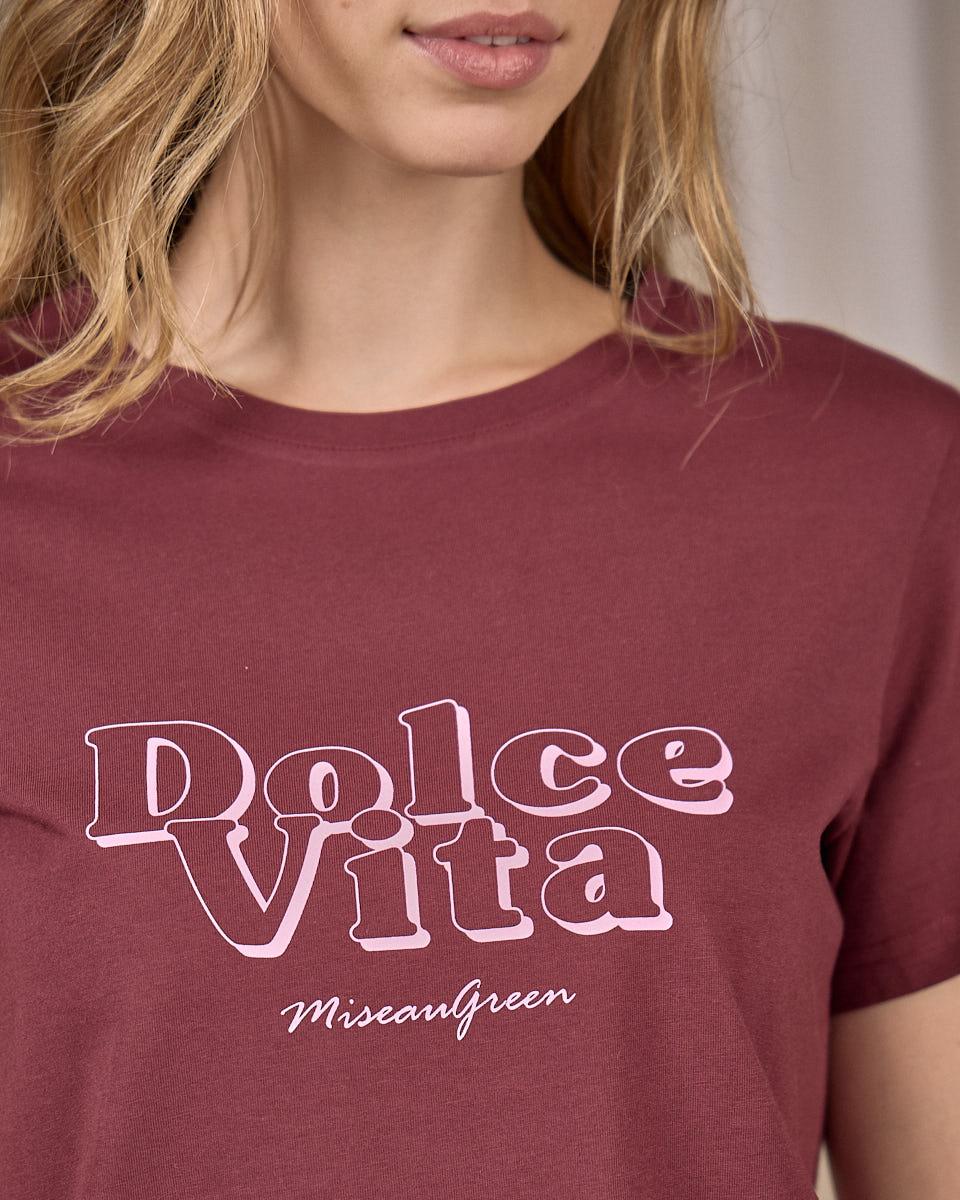 T-shirt Dolce Vita rouge