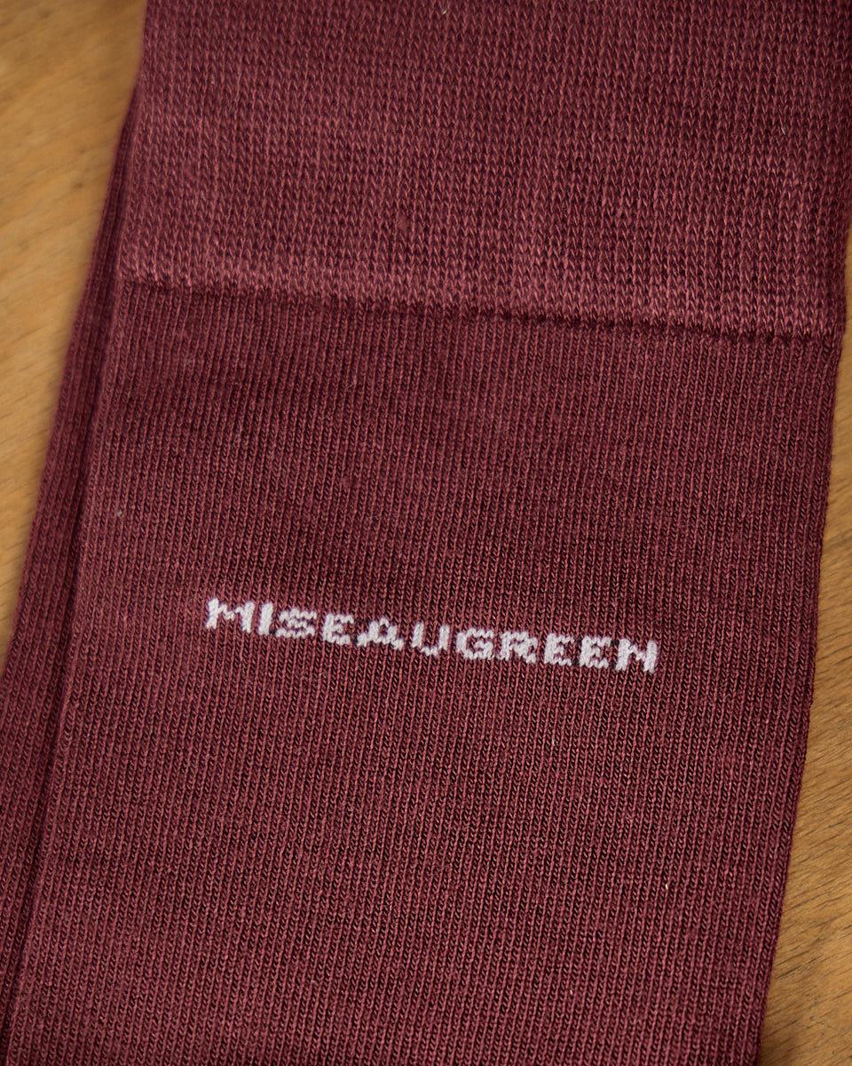 Chaussettes bambou rouge