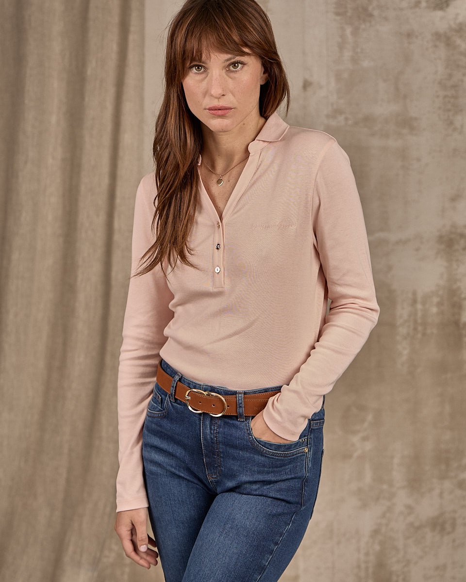 Pantalon Coralie rose