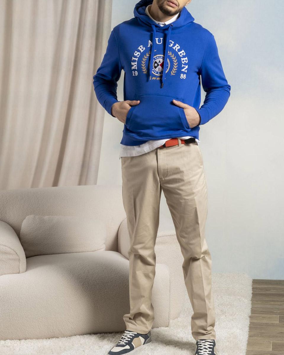 Sweat à capuche unisexe blason Le soleil se lève à l'Est