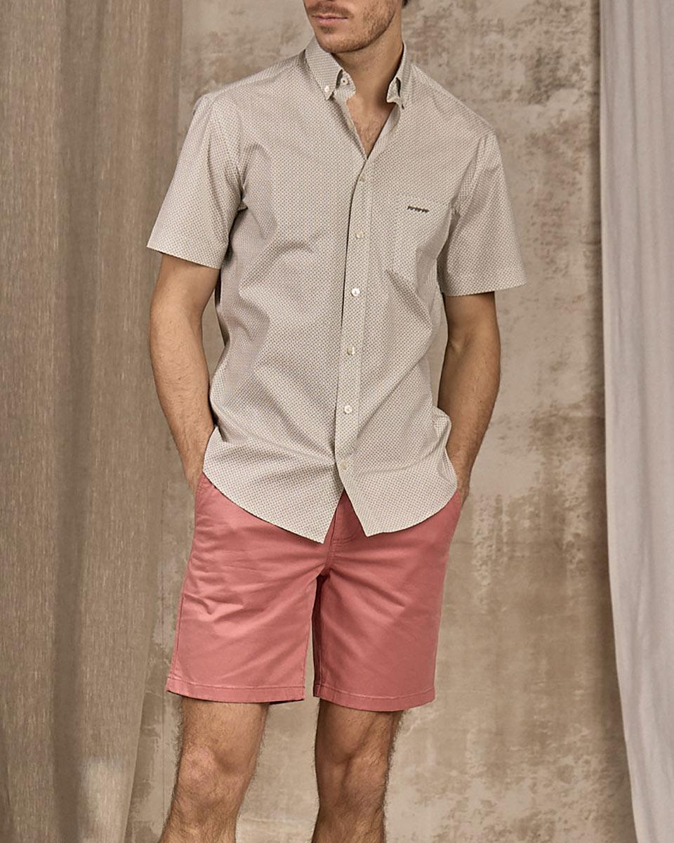 Chemise fantaisie blanc