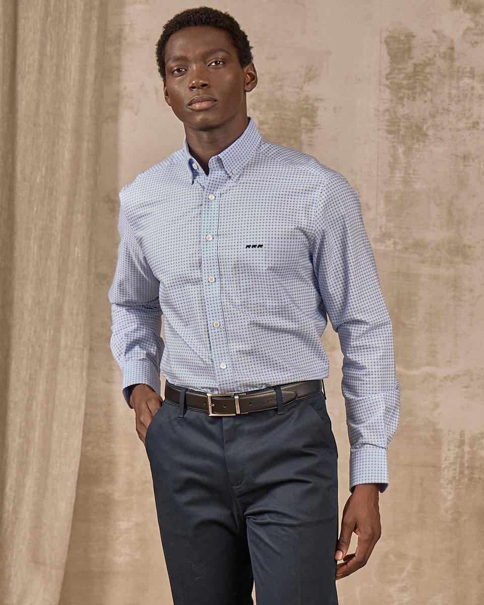 Chemise Émilio bleu