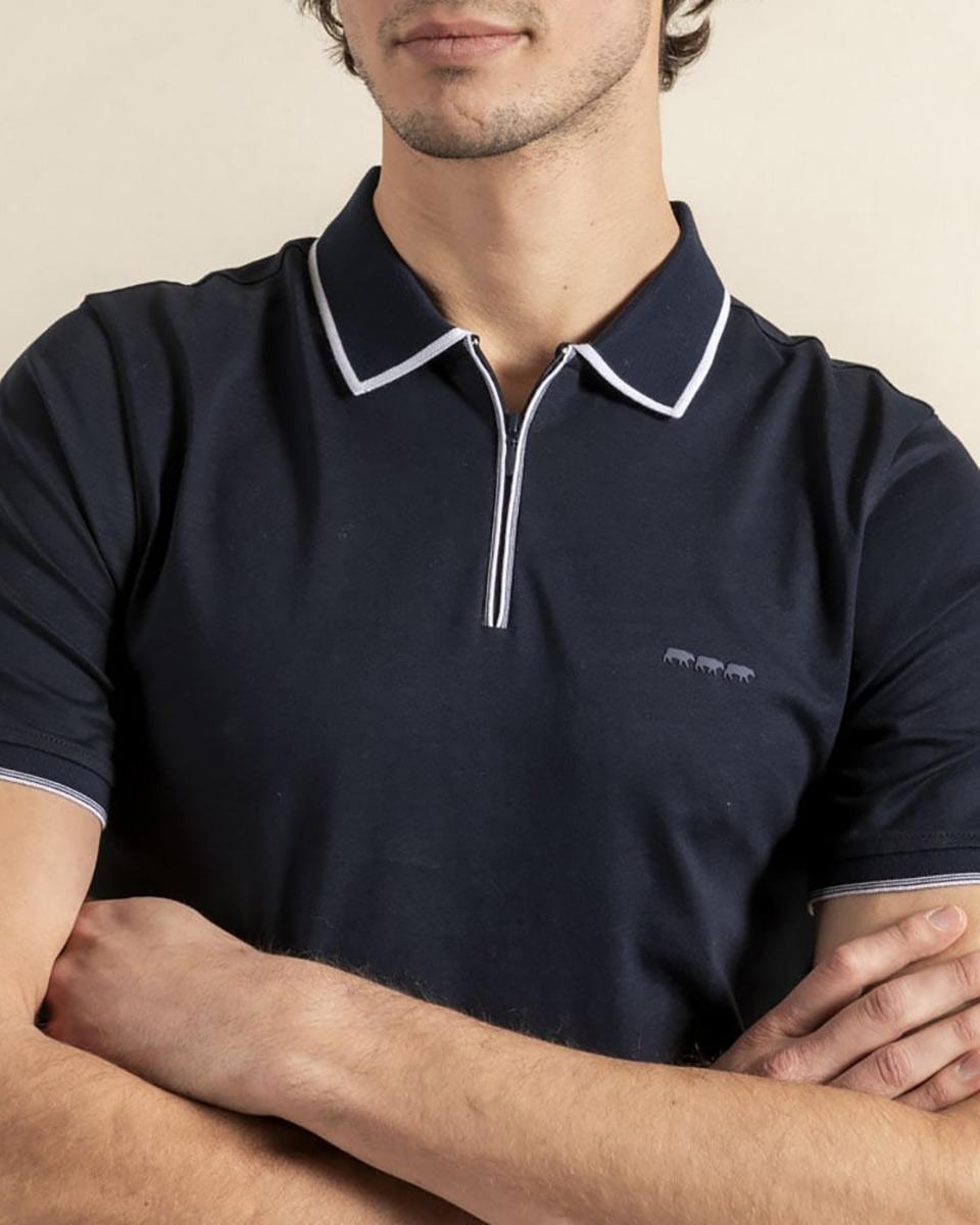 Polo col zippé