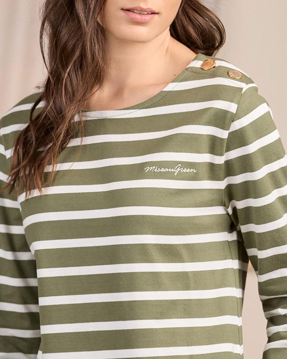 T-shirt Cyrielle vert