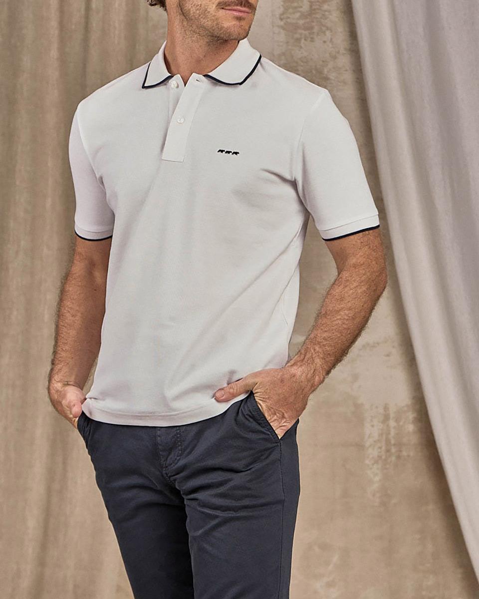 Polo Denzel blanc