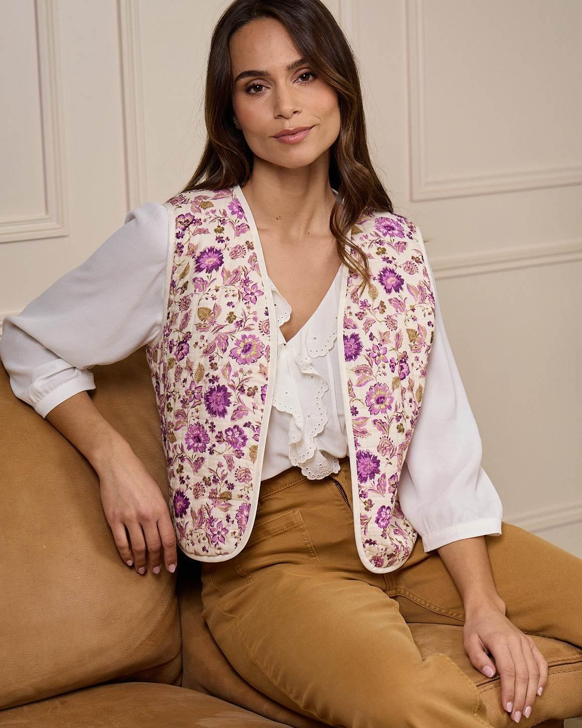 Veste réversible Gwen violet