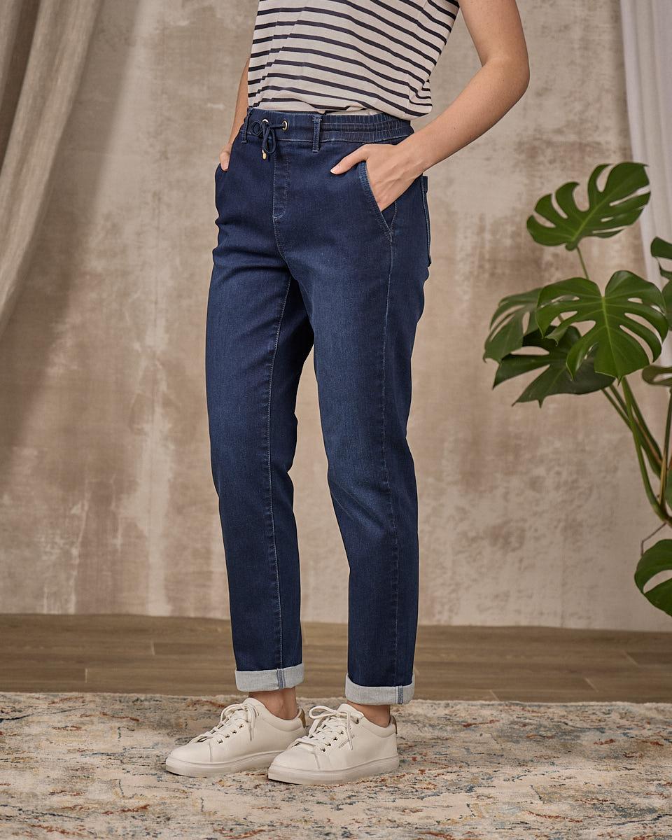 Jean coupe loose bleu