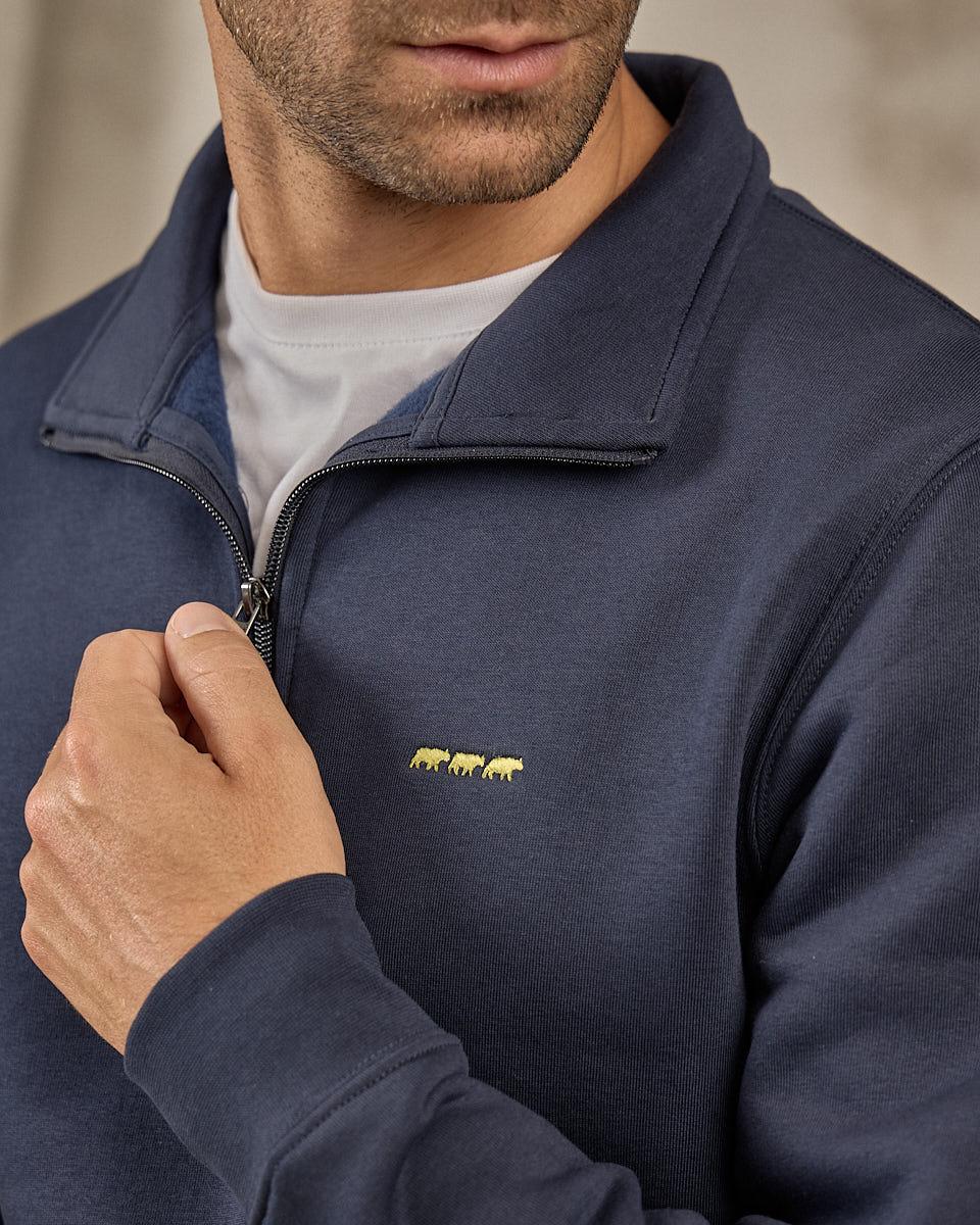 Sweat camionneur Ellian bleu