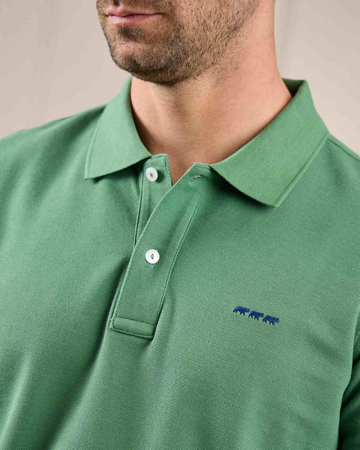 Polo Collin vert