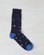 Chaussettes imprimées petites vaches bleu