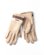 Gants en laine chinée beige