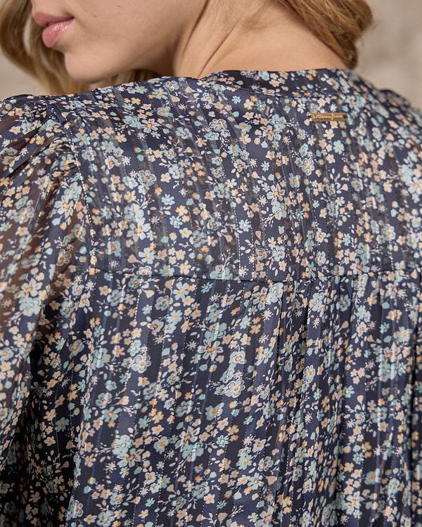 Blouse fleurie bleu Blouse fleurie bleu