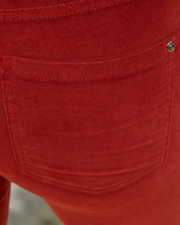 Pantalon slim velours uni Pantalon slim velours uni