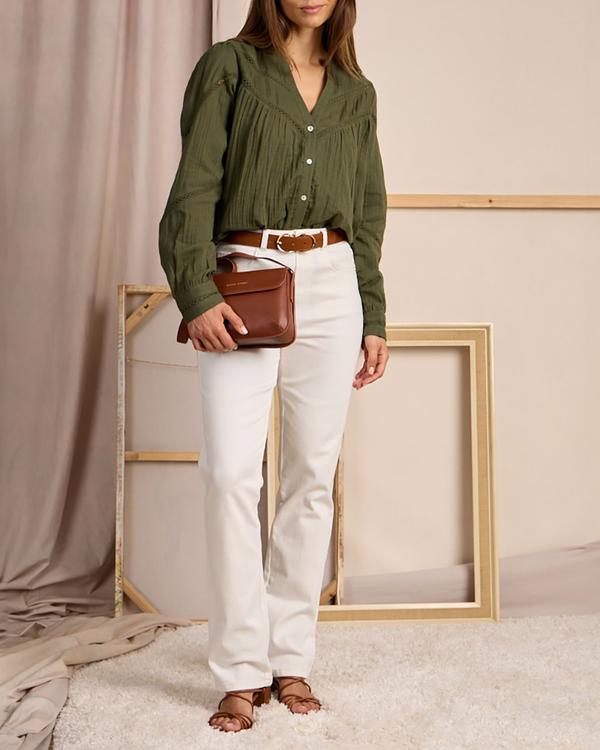 Chemise Clemmy vert