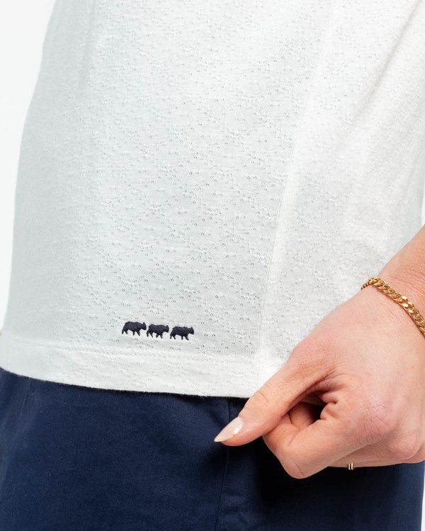T-shirt en coton Standard 100 by OEKO-TEX® blanc T-shirt en coton Standard 100 by OEKO-TEX® blanc