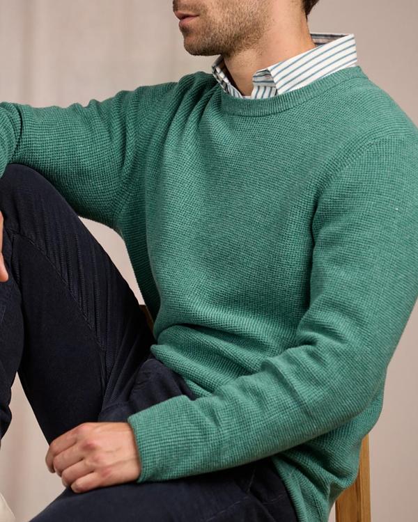 Pull point grain de riz vert