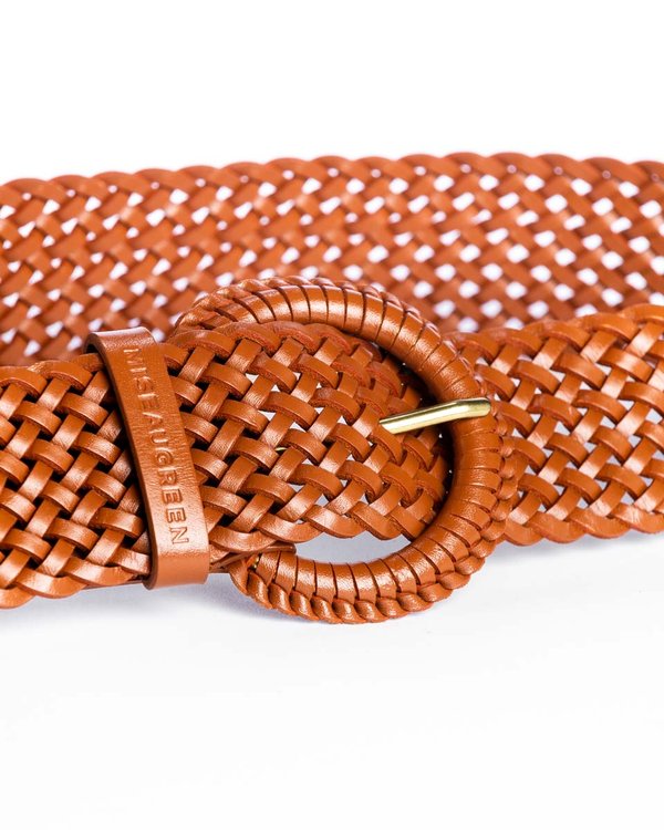 Ceinture unie tressée cuir Ceinture unie tressée cuir