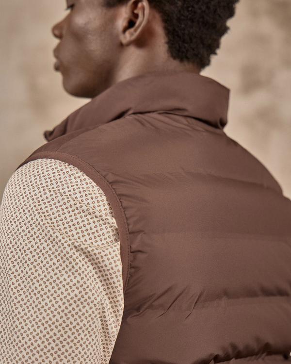Doudoune sans manches Elmund beige