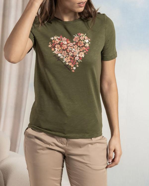 T-shirt cœur imprimé exclusif T-shirt cœur imprimé exclusif