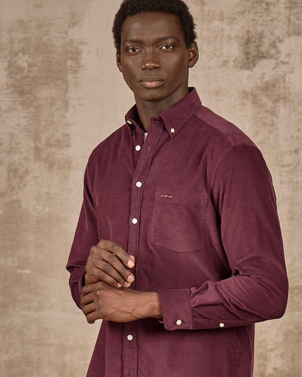 Chemise velours côtelé rouge Chemise velours côtelé rouge