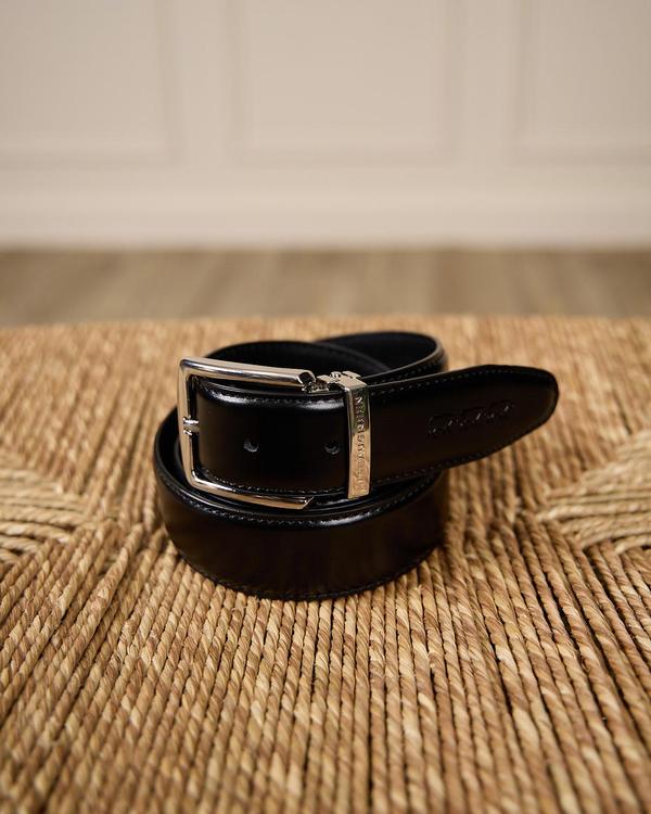Ceinture cuir Gareld noir