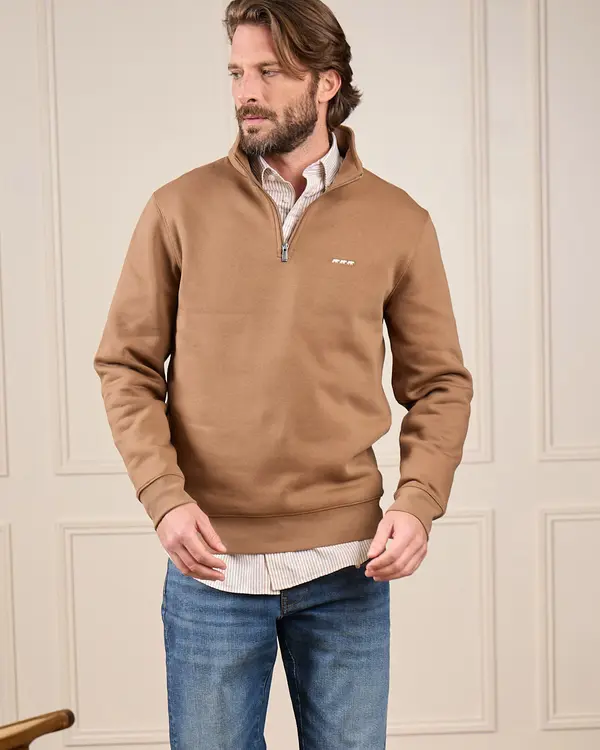 Chemise rayée Garrie beige