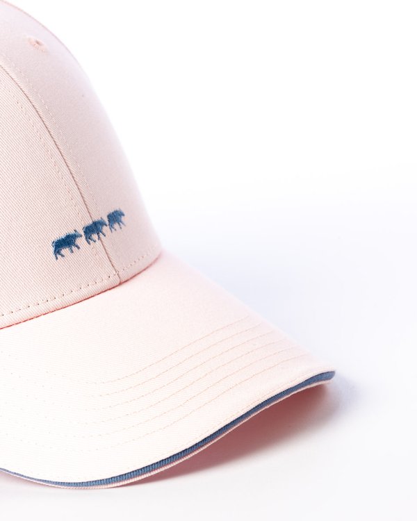 Casquette baseball unie en coton rose Casquette baseball unie en coton rose