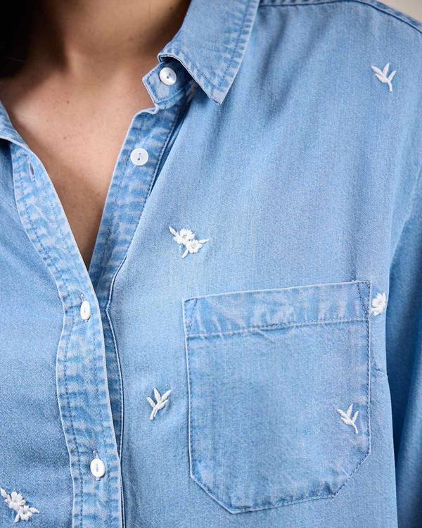 Chemise denim Ginger bleu