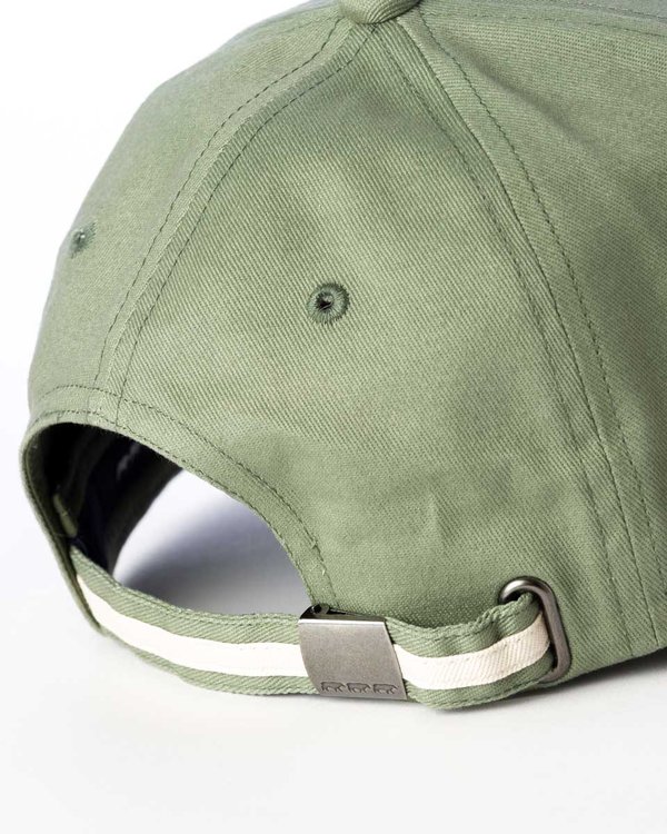 Casquette baseball unie en coton vert Casquette baseball unie en coton vert