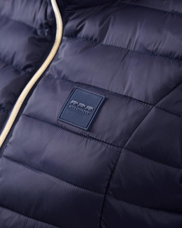 Doudoune sans manches bleu